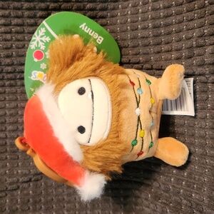 NWT Squishmallows 3.5" "Benny" Christmas Lights Bigfoot Plush Clip